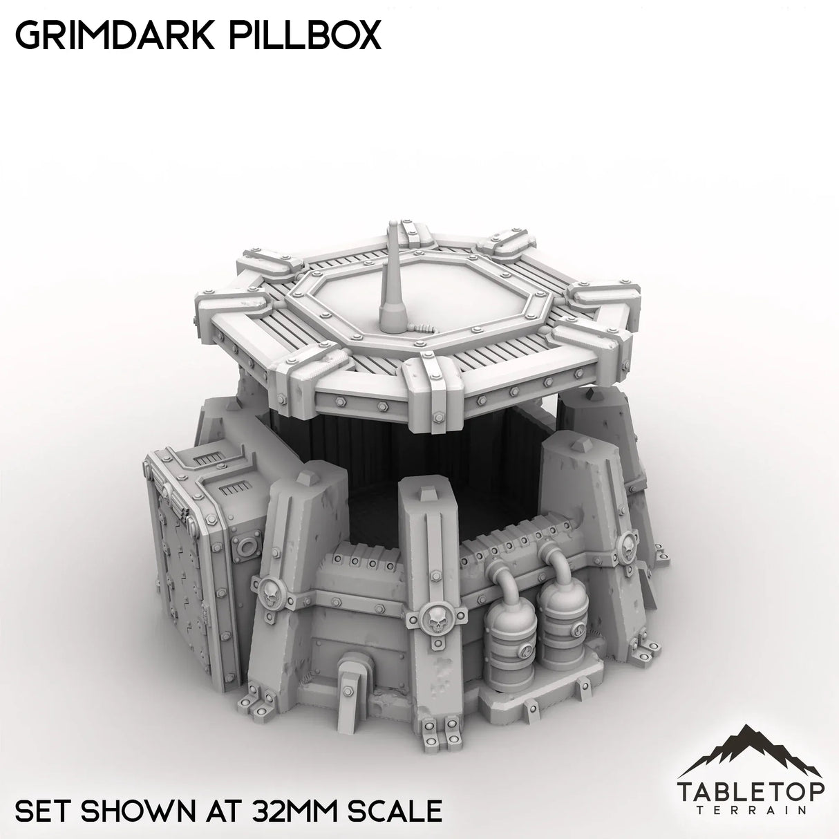 Tabletop Terrain Building Grimdark Pillbox