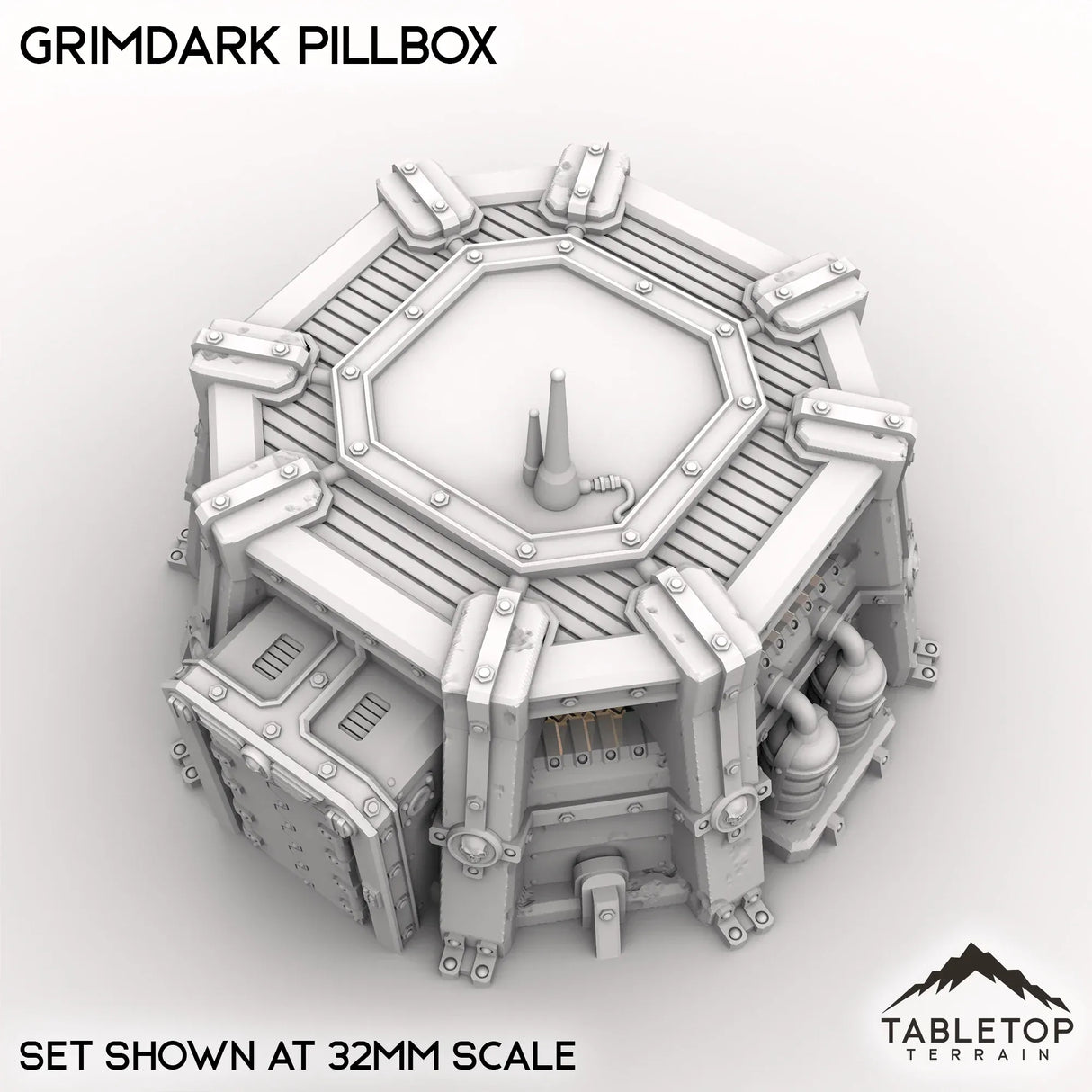 Tabletop Terrain Building Grimdark Pillbox