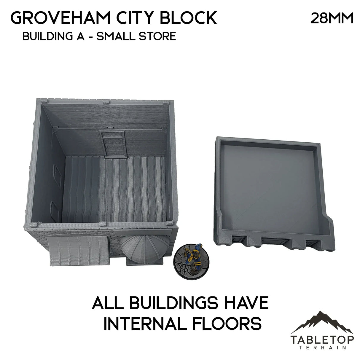 Tabletop Terrain Building Groveham City Block