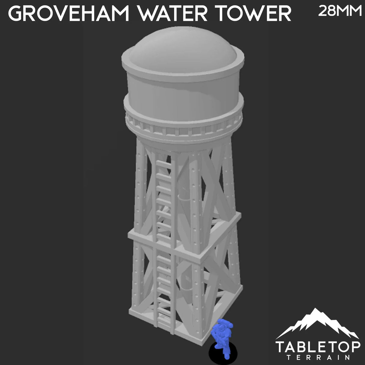 Tabletop Terrain Building Groveham Water Tower
