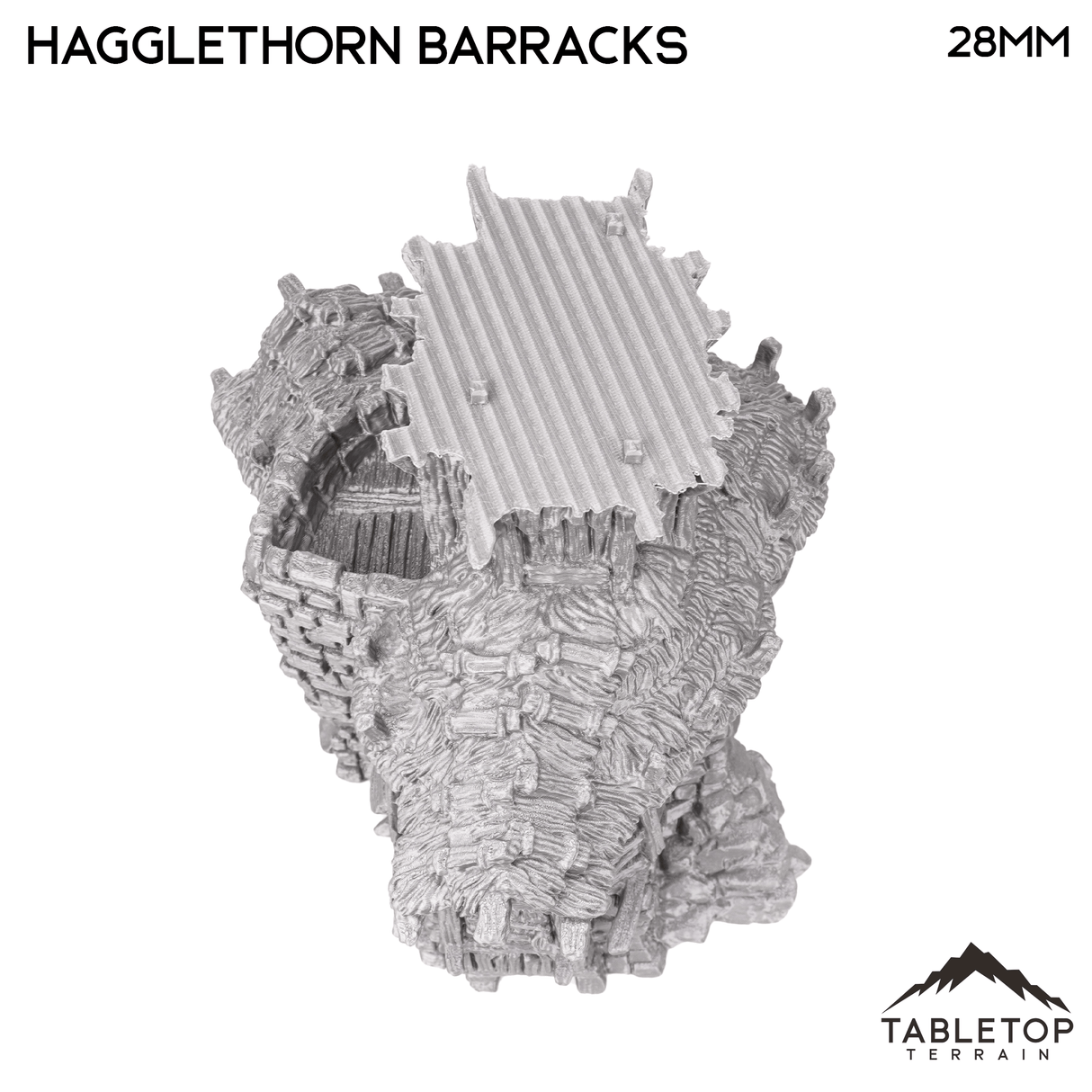 Tabletop Terrain Building Hagglethorn Barracks - Hagglethorn Hollow - Fantasy Building