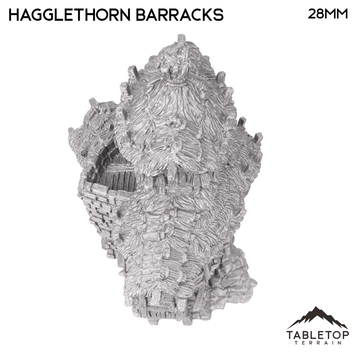 Tabletop Terrain Building Hagglethorn Barracks - Hagglethorn Hollow - Fantasy Building