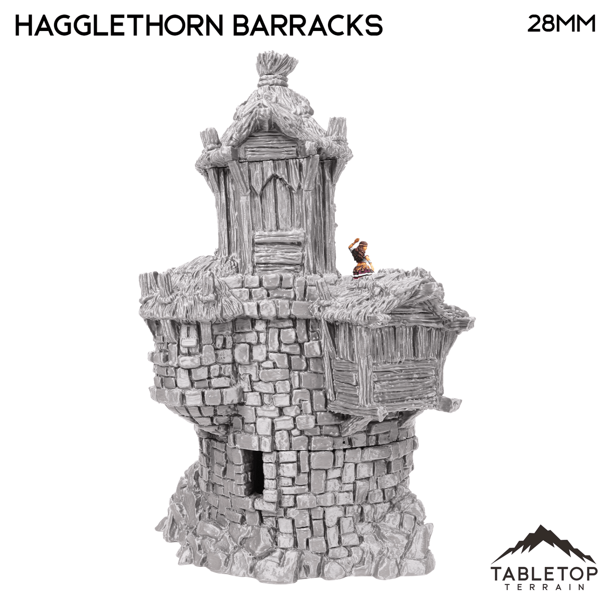 Tabletop Terrain Building Hagglethorn Barracks - Hagglethorn Hollow - Fantasy Building