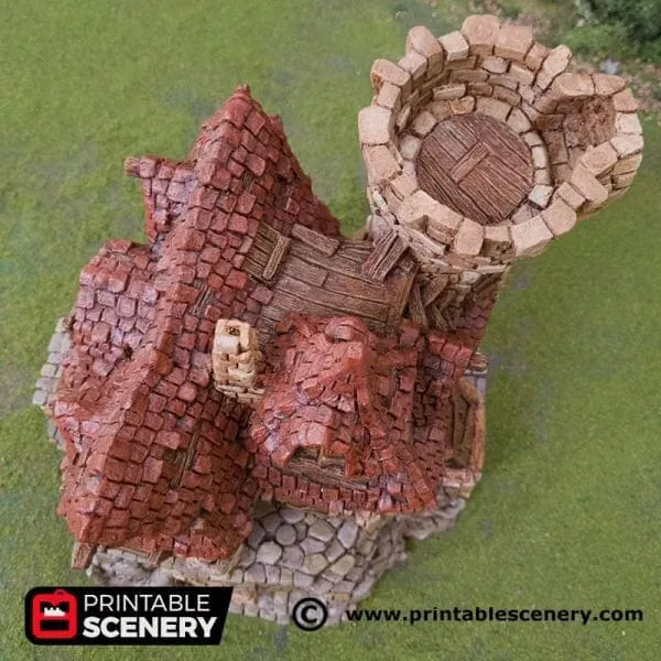 Tabletop Terrain Building Hagglethorn Guildhall - Hagglethorn Hollow - Fantasy Building