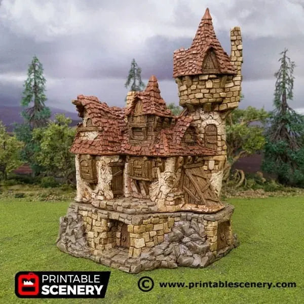 Tabletop Terrain Building Hagglethorn Guildhall - Hagglethorn Hollow - Fantasy Building