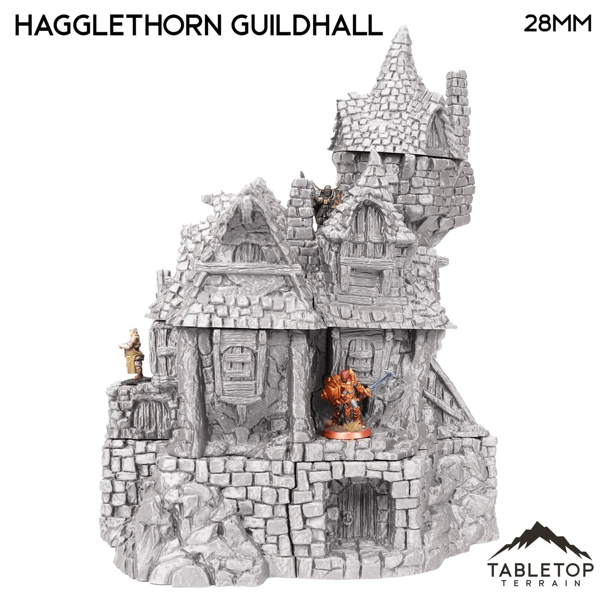 Tabletop Terrain Building Hagglethorn Guildhall - Hagglethorn Hollow - Fantasy Building