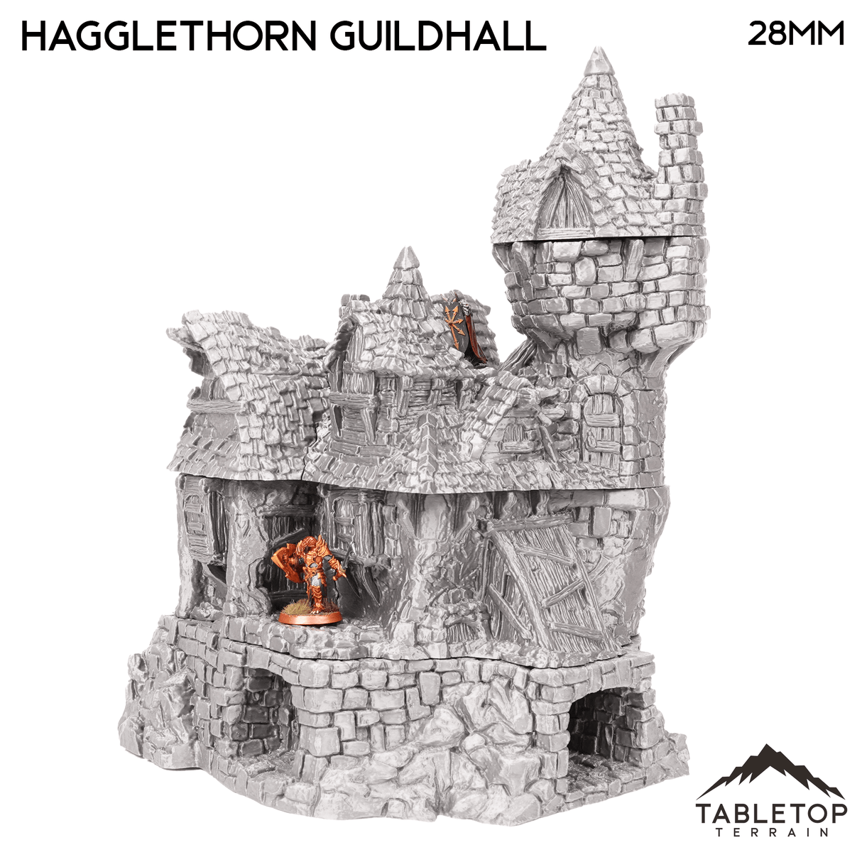 Tabletop Terrain Building Hagglethorn Guildhall - Hagglethorn Hollow - Fantasy Building