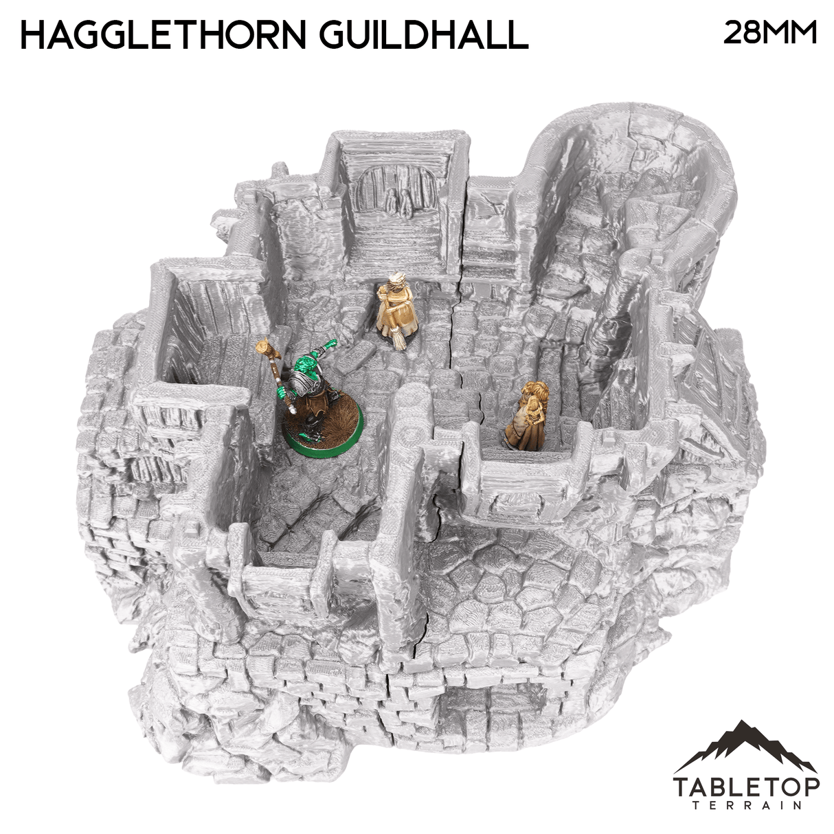 Tabletop Terrain Building Hagglethorn Guildhall - Hagglethorn Hollow - Fantasy Building