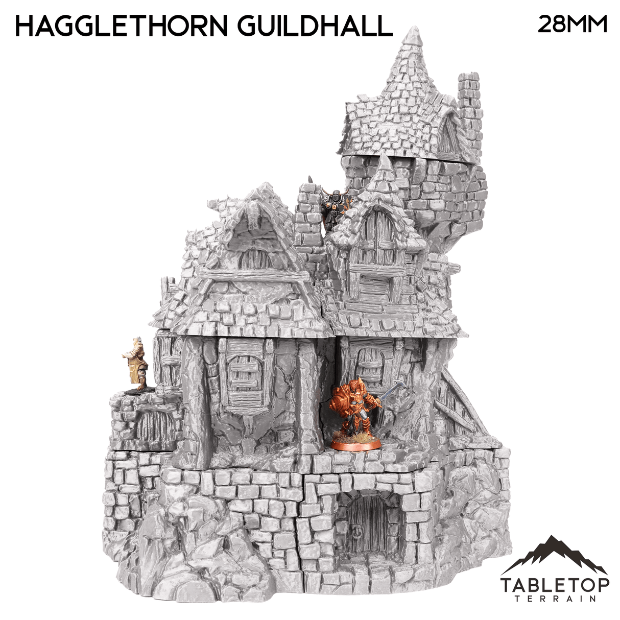 Tabletop Terrain Building Hagglethorn Guildhall - Hagglethorn Hollow - Fantasy Building