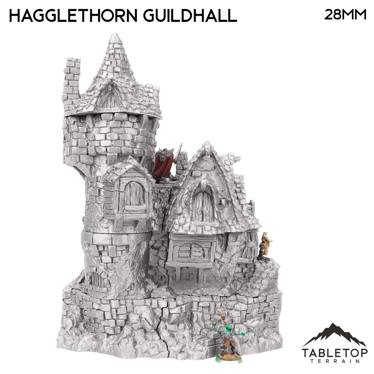 Tabletop Terrain Building Hagglethorn Guildhall - Hagglethorn Hollow - Fantasy Building