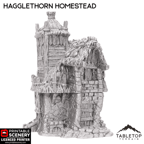 Tabletop Terrain Building Hagglethorn Homestead - Hagglethorn Hollow - Fantasy Building