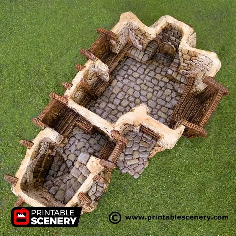 Tabletop Terrain Building Hagglethorn Longhouse - Hagglethorn Hollow - Fantasy Building