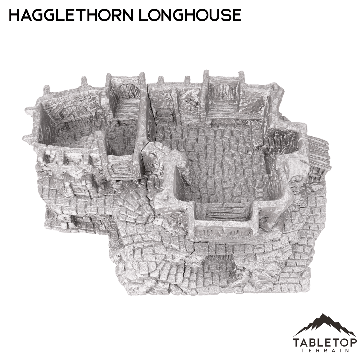 Tabletop Terrain Building Hagglethorn Longhouse - Hagglethorn Hollow - Fantasy Building