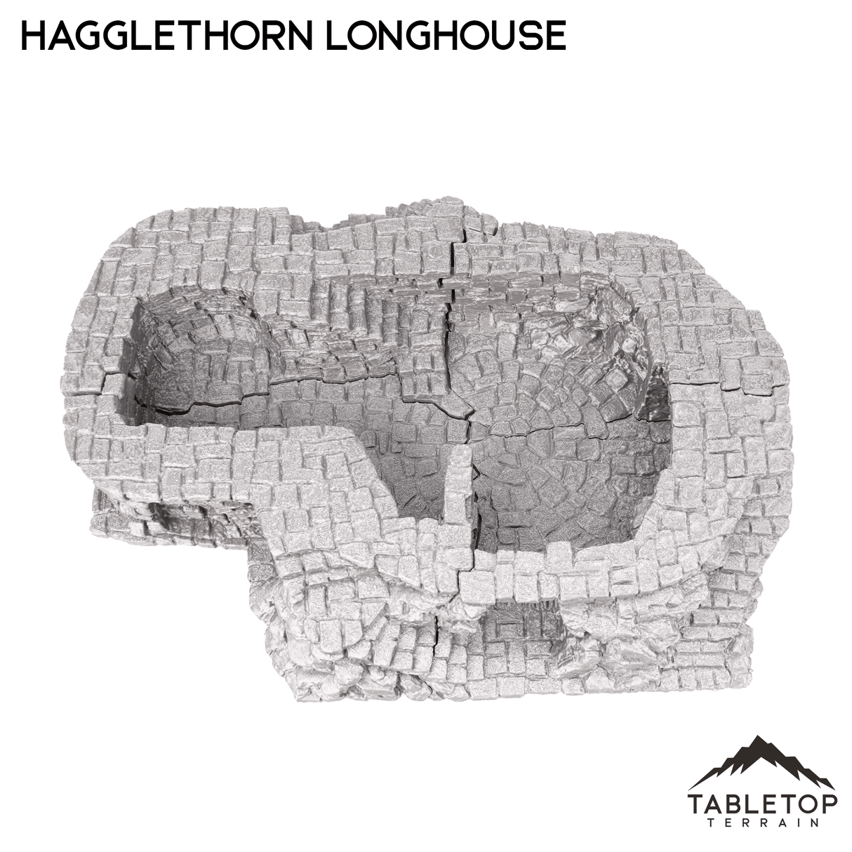 Tabletop Terrain Building Hagglethorn Longhouse - Hagglethorn Hollow - Fantasy Building