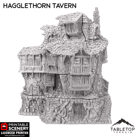 Tabletop Terrain Building Hagglethorn Tavern - Hagglethorn Hollow - Fantasy Building