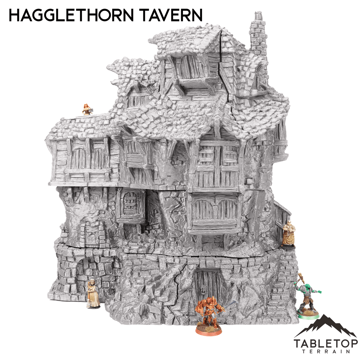 Tabletop Terrain Building Hagglethorn Tavern - Hagglethorn Hollow - Fantasy Building