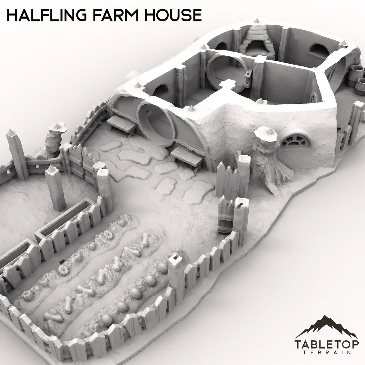 Tabletop Terrain Building Halfling Farm House