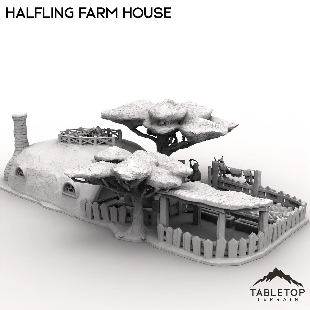 Tabletop Terrain Building Halfling Farm House