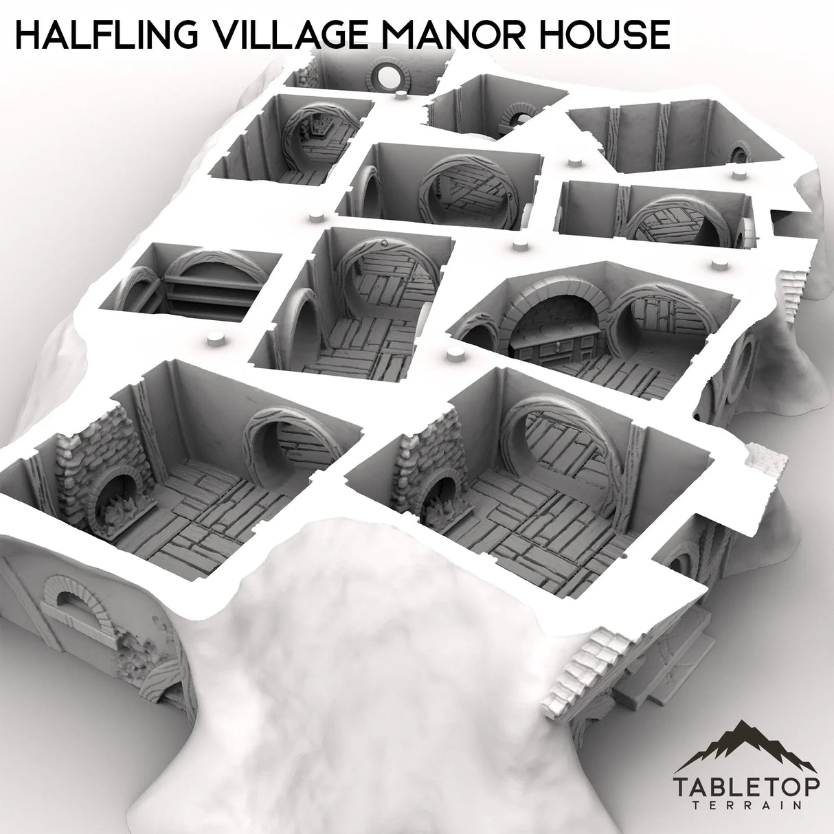 Tabletop Terrain Building Halfling Village Manor House