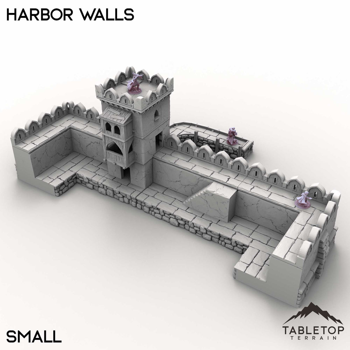 Tabletop Terrain Building Harbor Walls