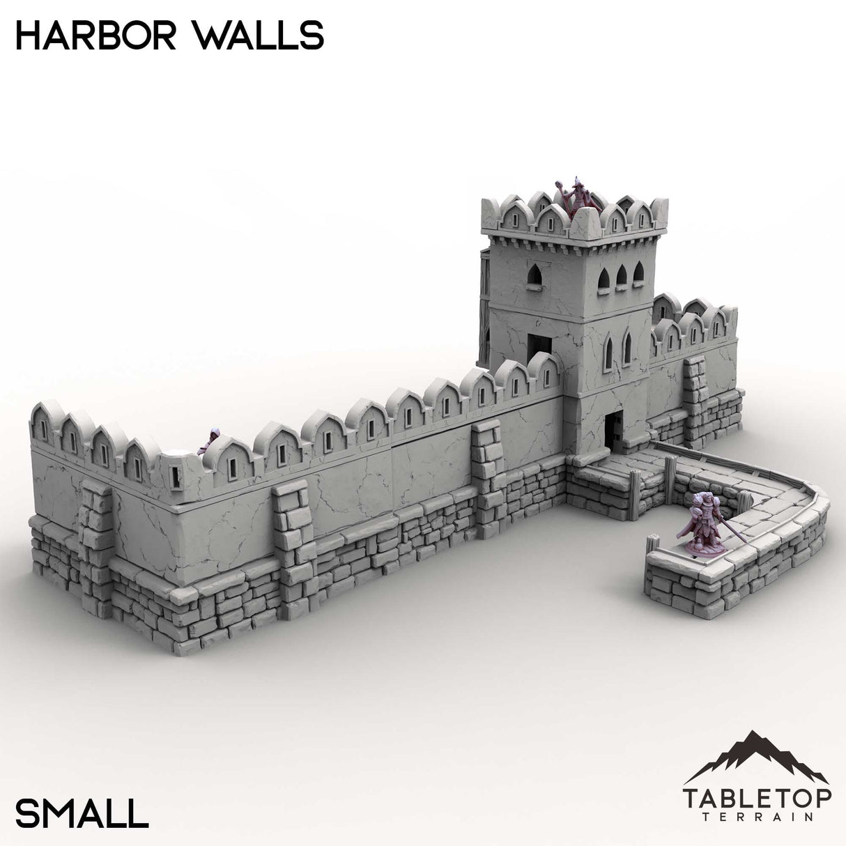 Tabletop Terrain Building Harbor Walls