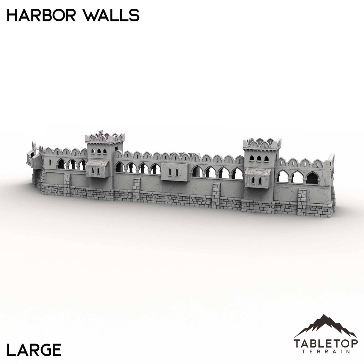 Tabletop Terrain Building Harbor Walls