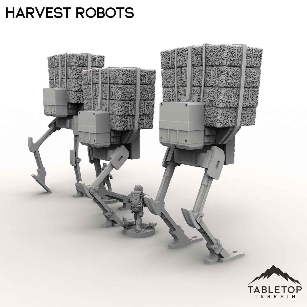 Tabletop Terrain Building Harvest Robots