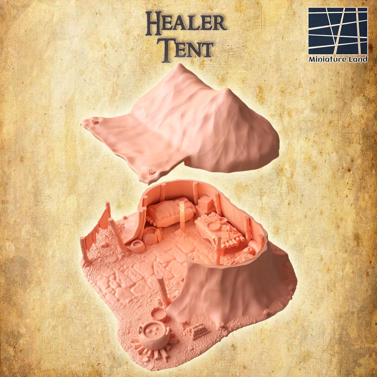 Tabletop Terrain Building Healer Tent