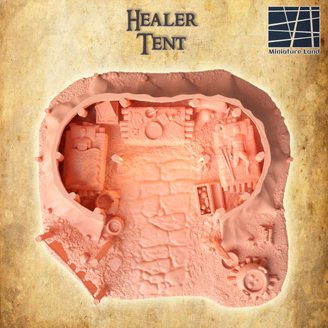 Tabletop Terrain Building Healer Tent