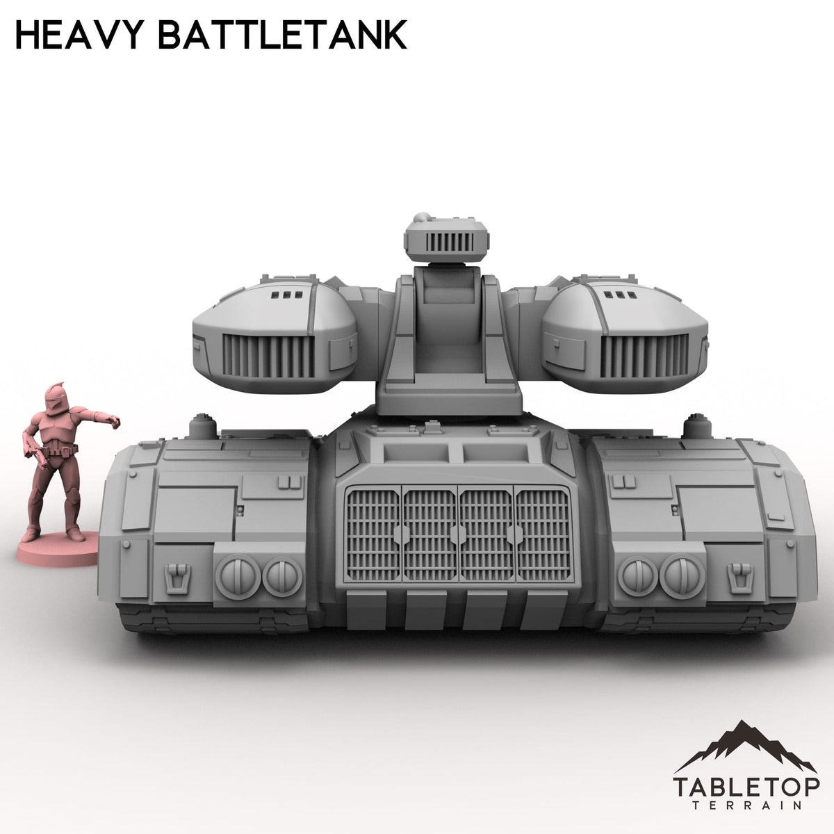 Tabletop Terrain Building Heavy Battletank