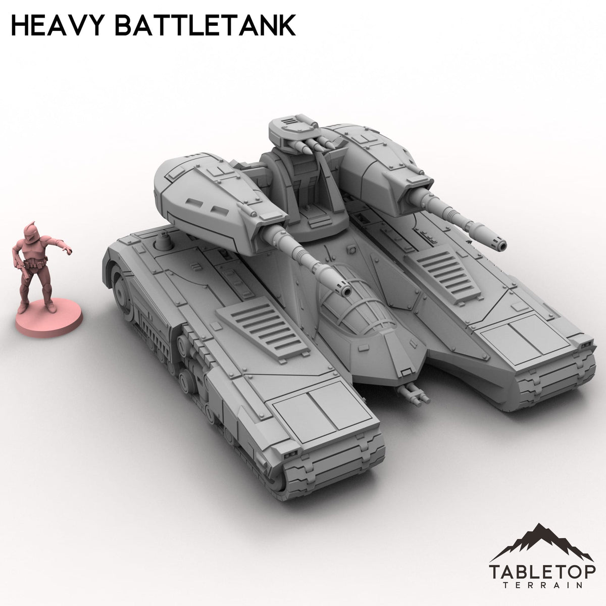 Tabletop Terrain Building Heavy Battletank