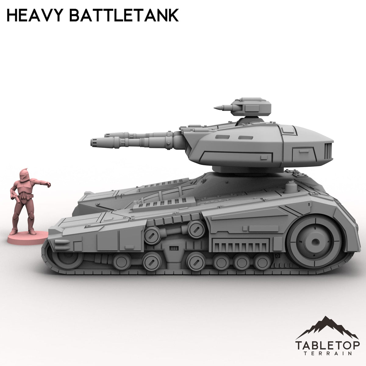 Tabletop Terrain Building Heavy Battletank
