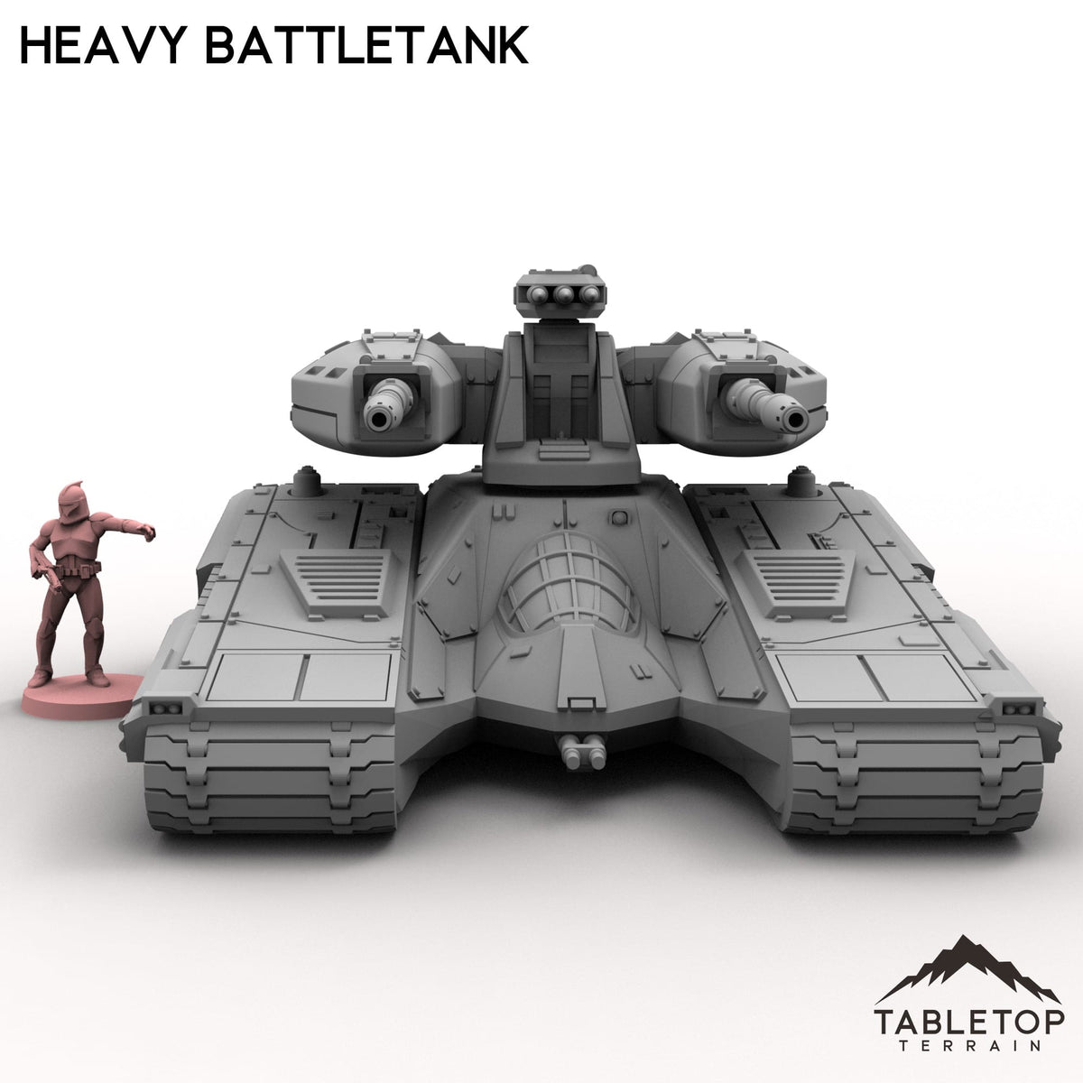 Tabletop Terrain Building Heavy Battletank