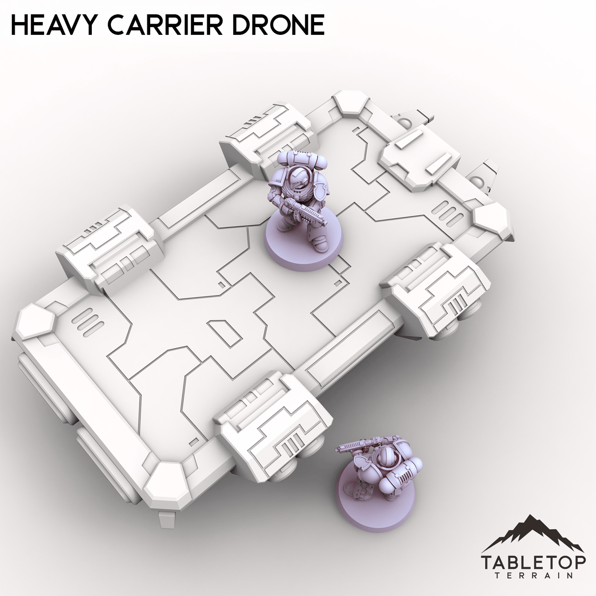 Tabletop Terrain Building Heavy Carrier Drone