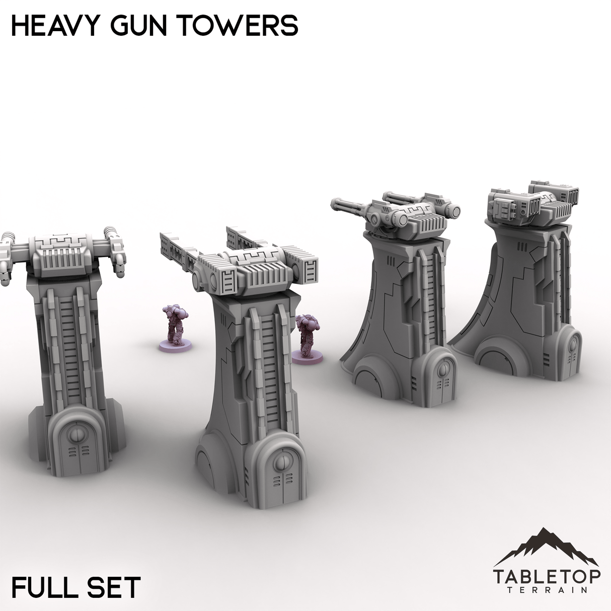 Tabletop Terrain Building Heavy Gun Towers