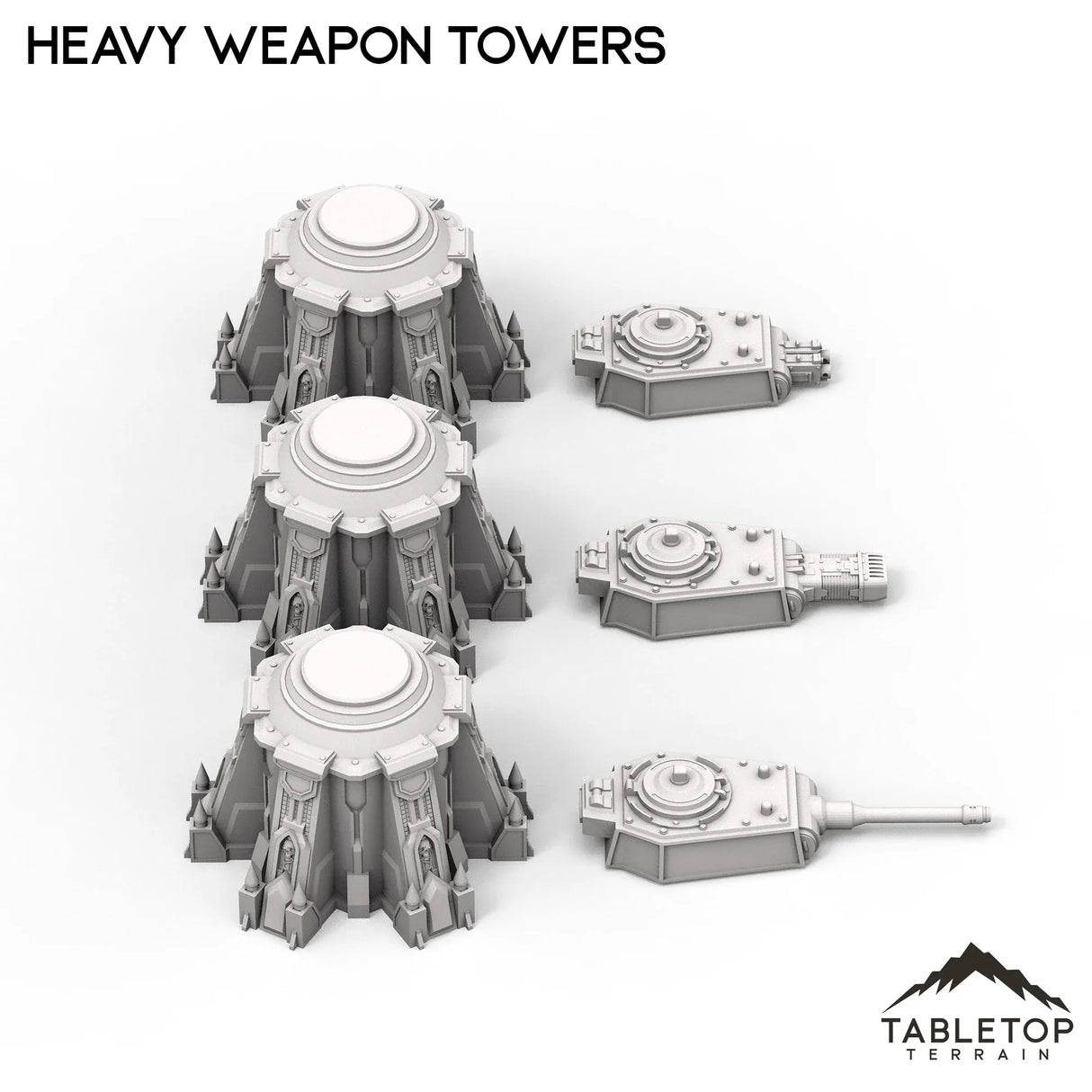 Tabletop Terrain Building Heavy Weapon Towers