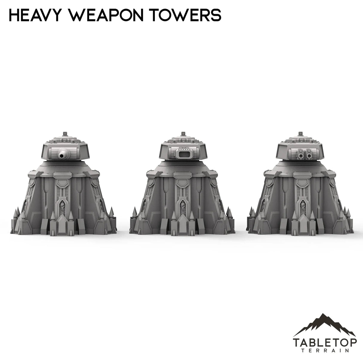 Tabletop Terrain Building Heavy Weapon Towers