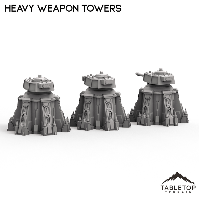Tabletop Terrain Building Heavy Weapon Towers