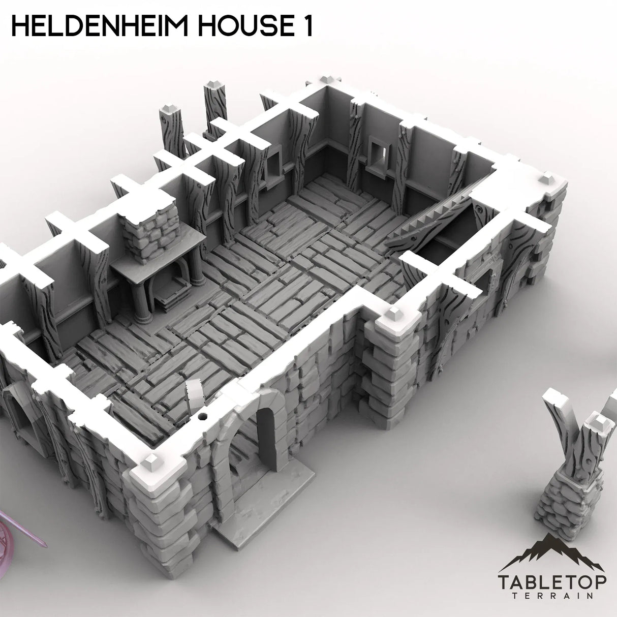 Tabletop Terrain Building Heldenheim House 1