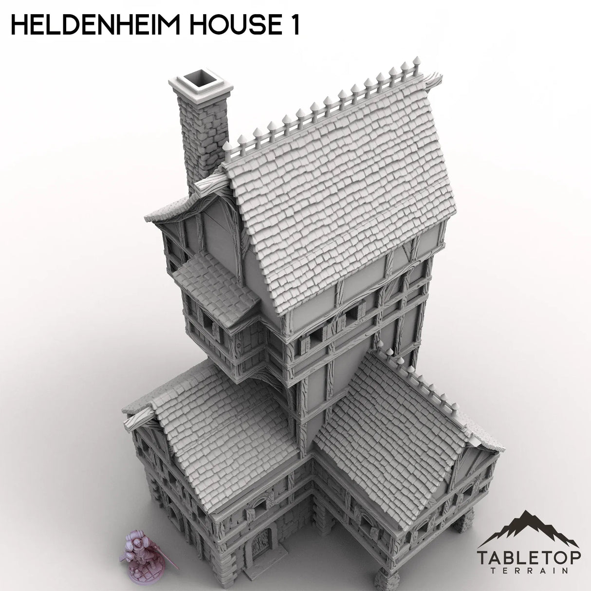 Tabletop Terrain Building Heldenheim House 1