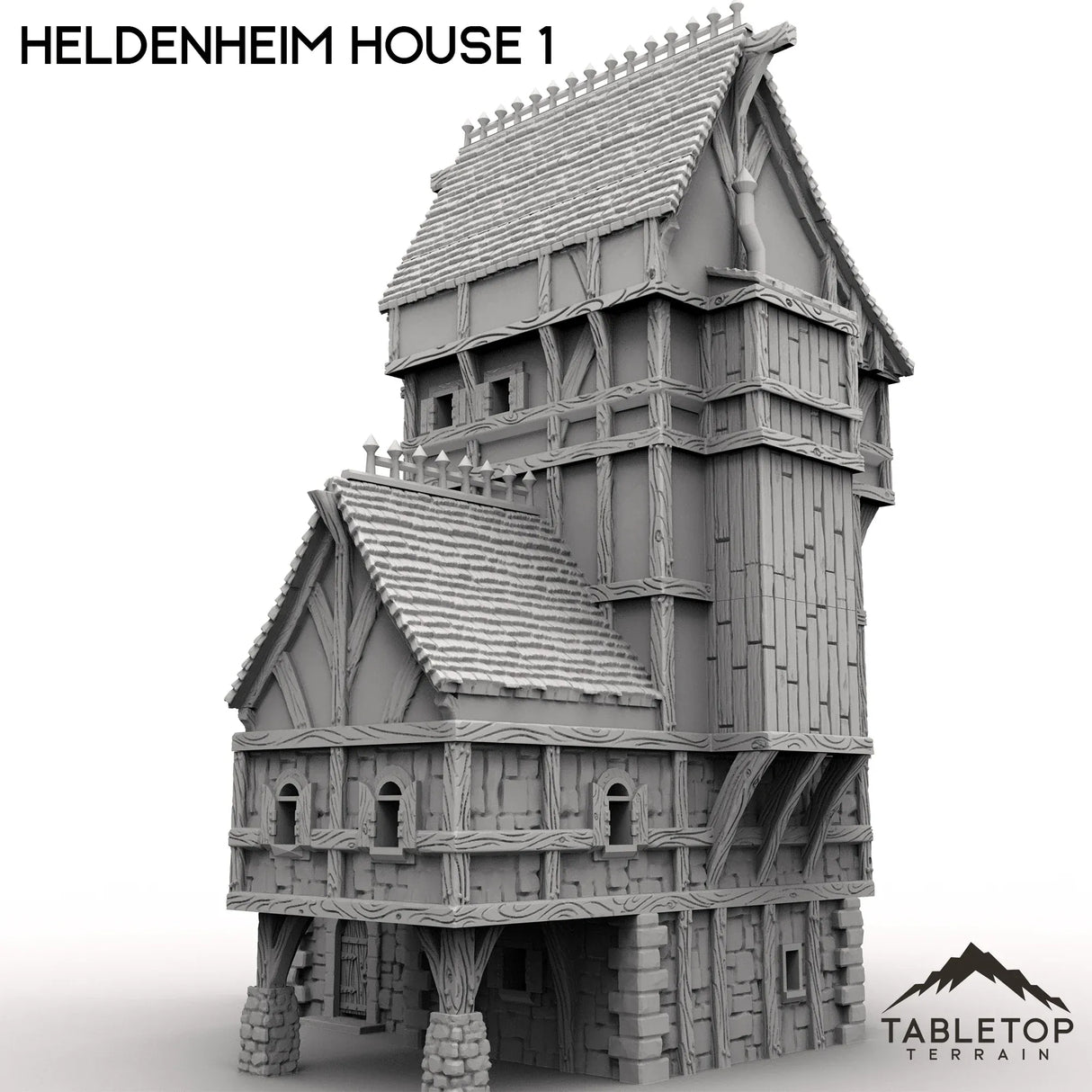 Tabletop Terrain Building Heldenheim House 1