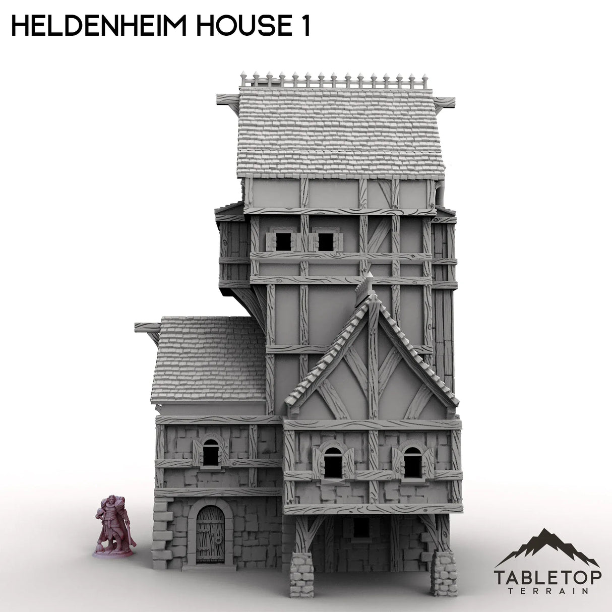 Tabletop Terrain Building Heldenheim House 1