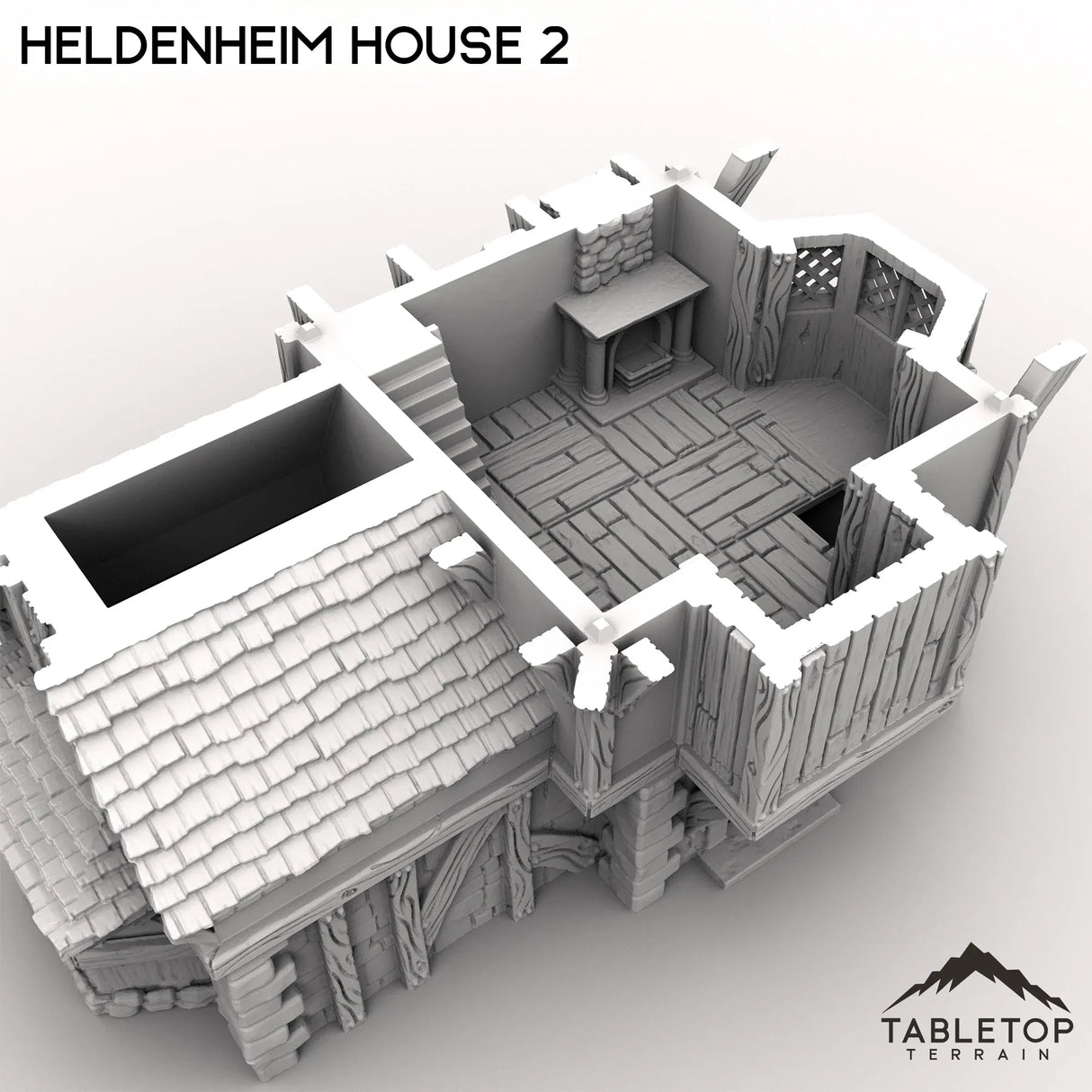 Tabletop Terrain Building Heldenheim House 2