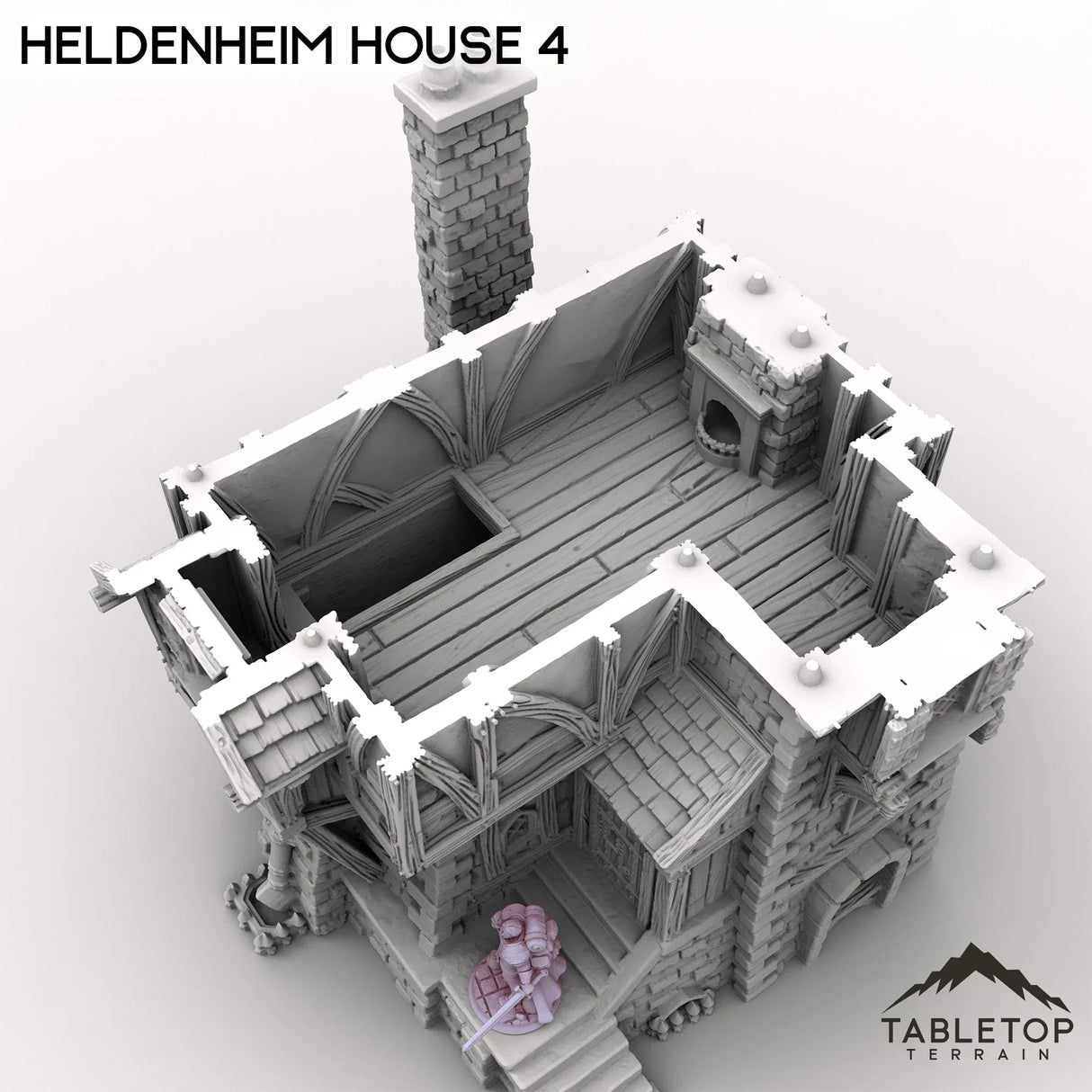 Tabletop Terrain Building Heldenheim House 4