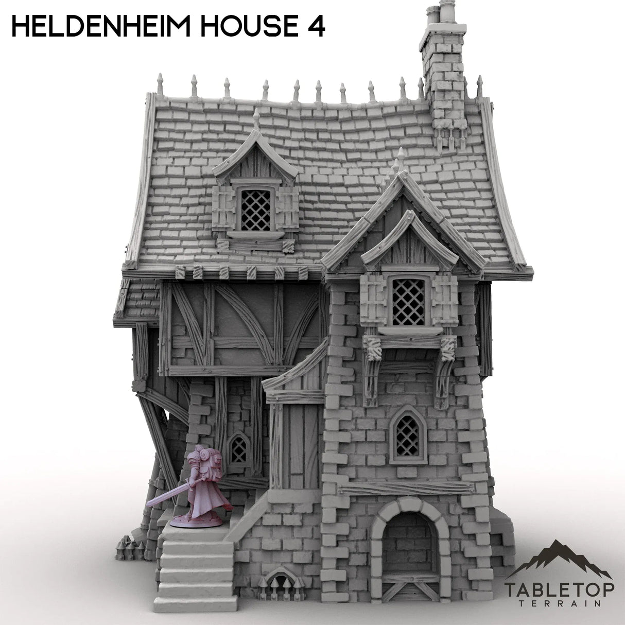 Tabletop Terrain Building Heldenheim House 4