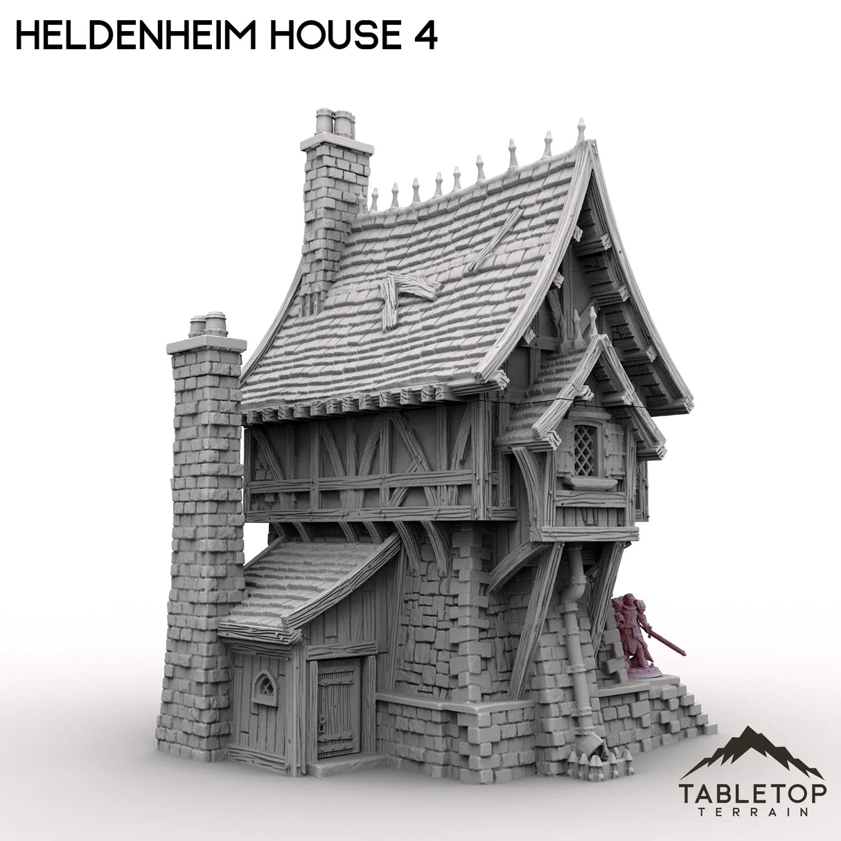 Tabletop Terrain Building Heldenheim House 4