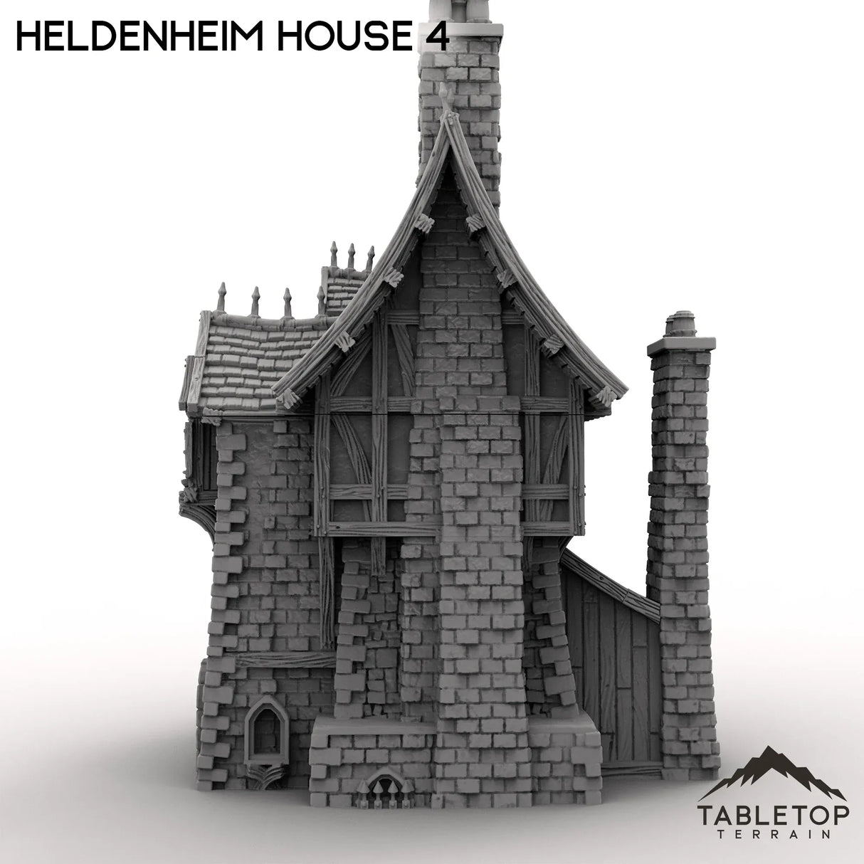 Tabletop Terrain Building Heldenheim House 4