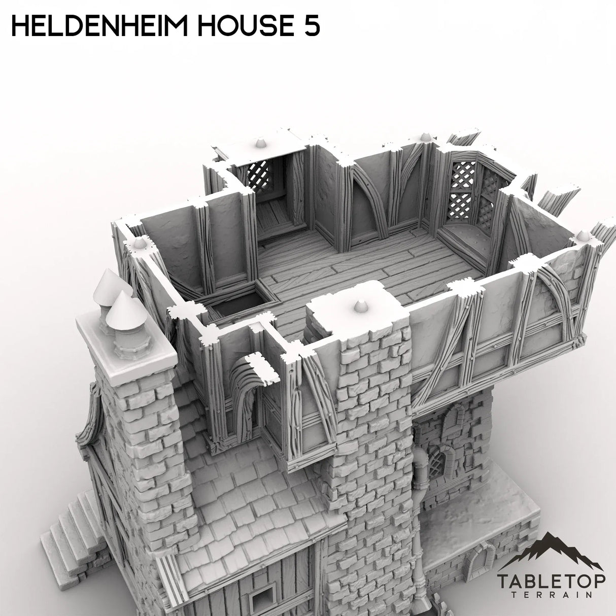 Tabletop Terrain Building Heldenheim House 5