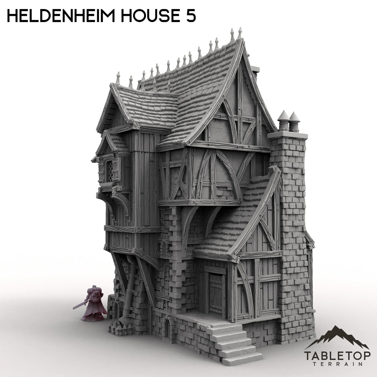 Tabletop Terrain Building Heldenheim House 5