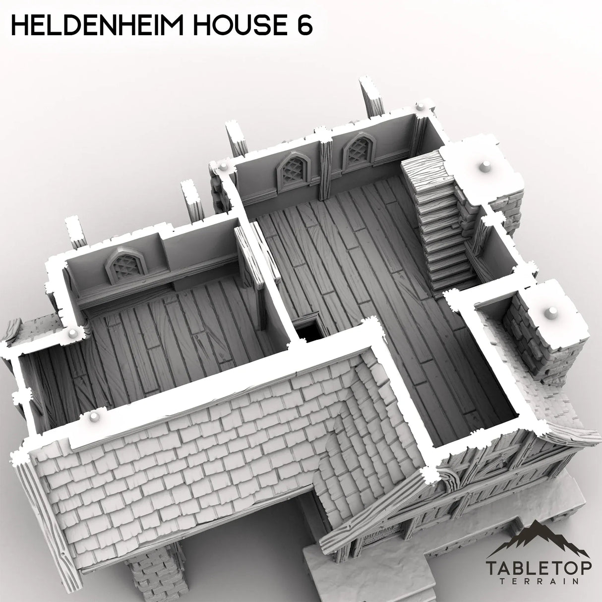 Tabletop Terrain Building Heldenheim House 6